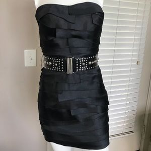 Black Bebe cocktail dress
